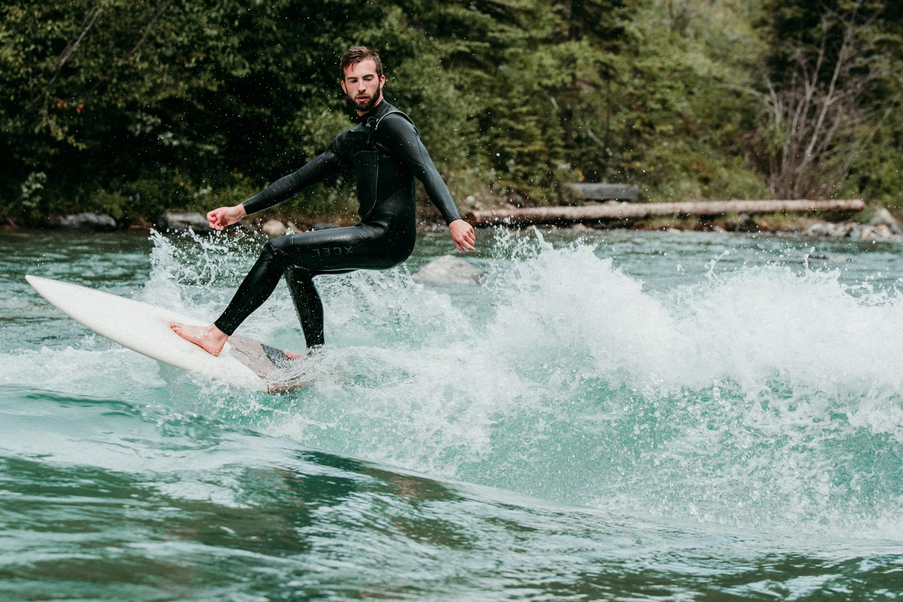 Luke making turns at Kan’. Photo: Chelsea Mackenzie