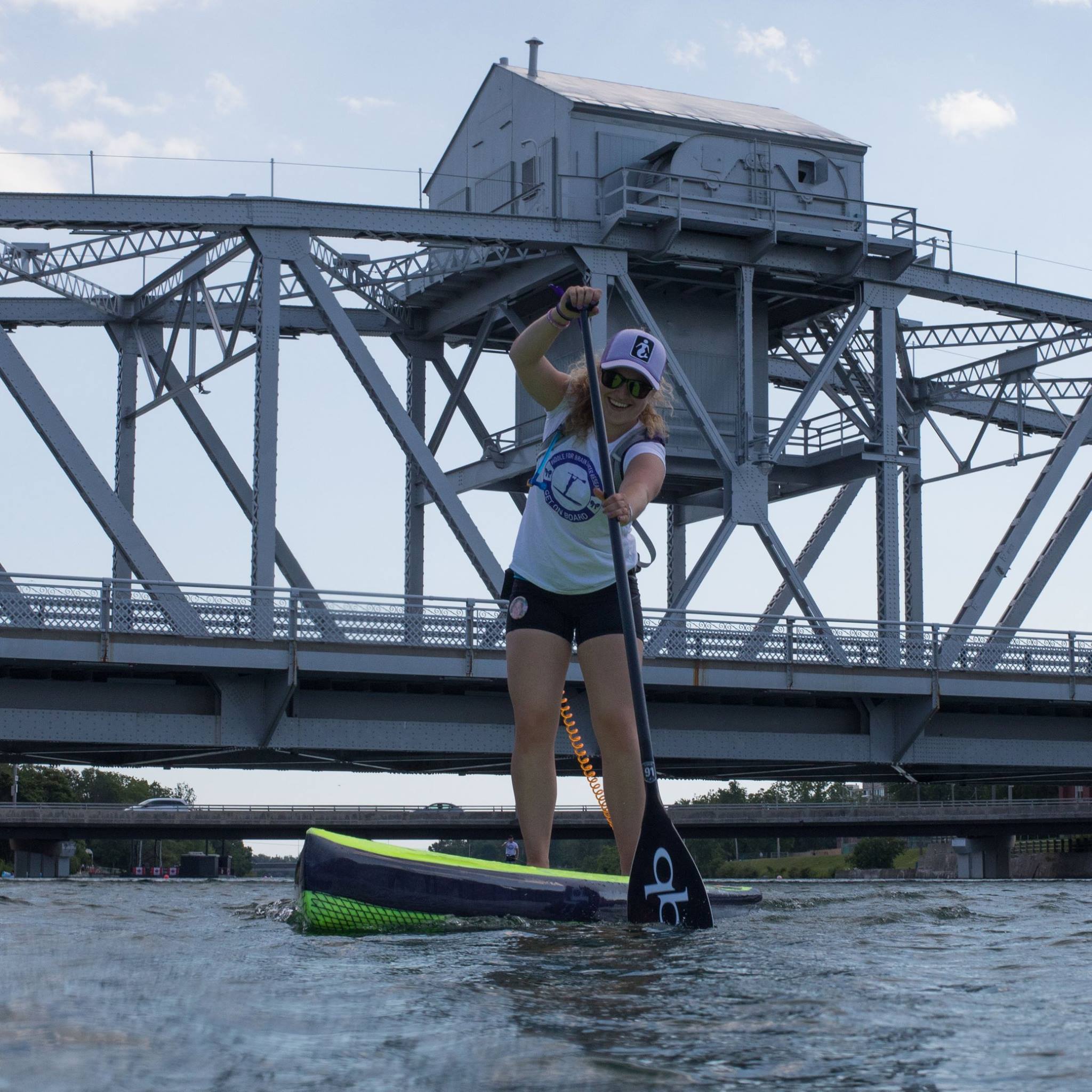 Maddi Leblanc On Board Standup Paddleboarding Fundraiser Canada by Lucas Murnaghan