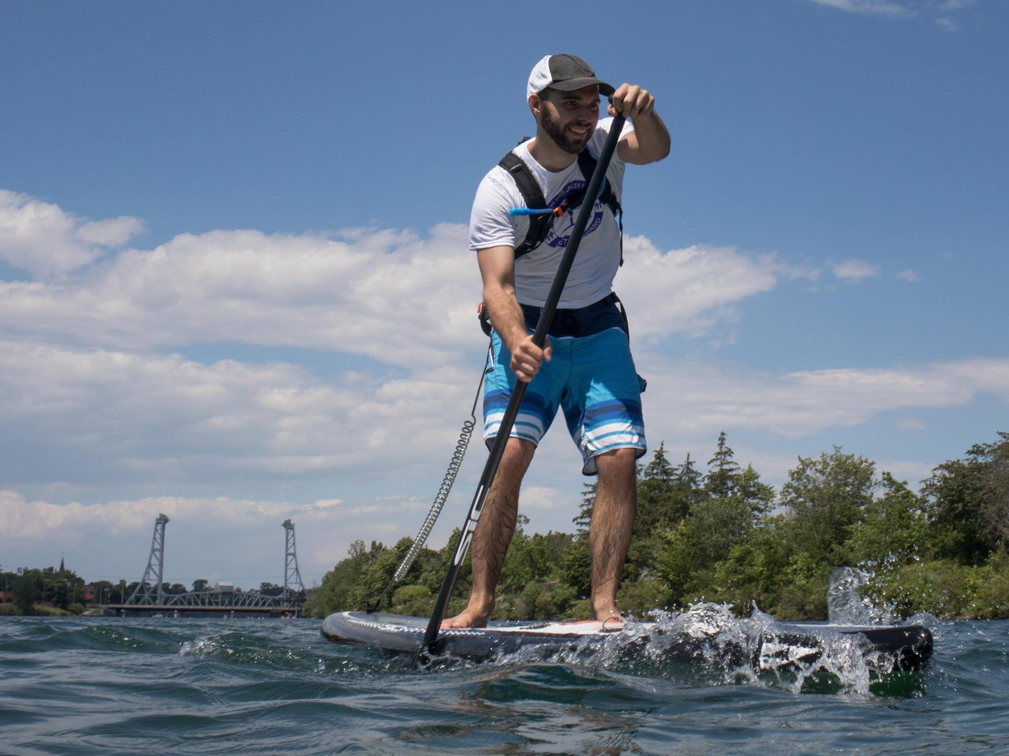Maddi Leblanc On Board Standup Paddleboarding Fundraiser Canada by Lucas Murnaghan