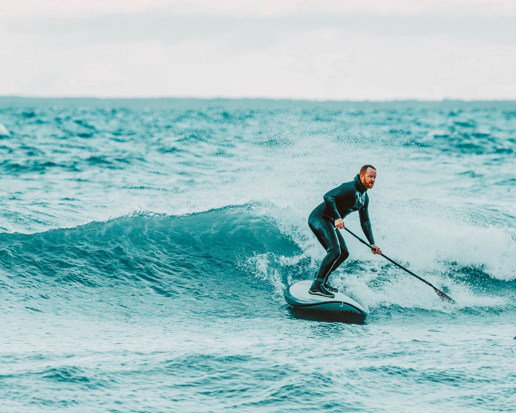 SUP Surfer Collingwood. Photo by Jenna Albany.