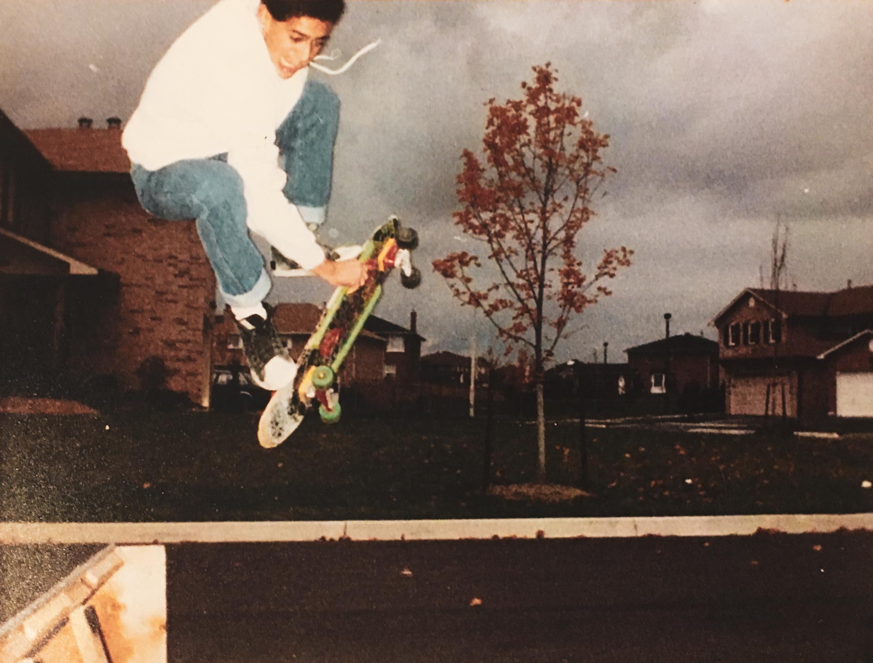 Brad Van Rooi Skateboarding AJAX 1988