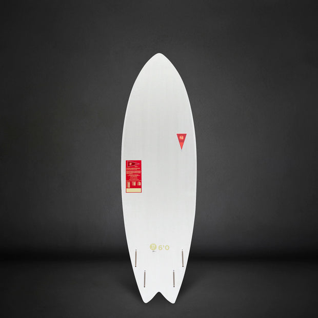 JJF by Pyzel Funformance - 6'0 AstroFish - White – Surf the Greats