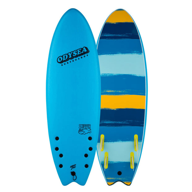 Catch Surf 5'6 JOB Skipper PRO Quad - Sky Blue – Surf the Greats