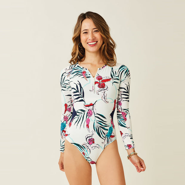 Onesie - Long Sleeve One-Piece Swimsuit for Women