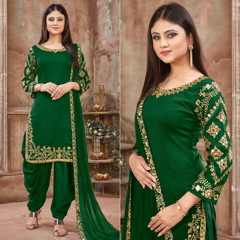 Nivah Fashion Yellow,Green. Unstitched Punjabi Suits-G72 at Rs 829 in Surat