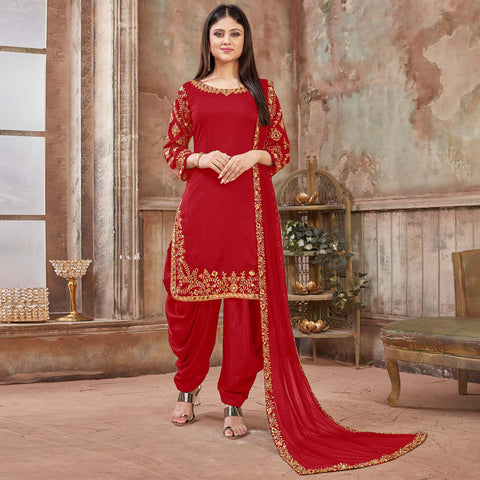 Buy Brown Full Patiala Salwar I Cotton Full Patiala Salwar I Free