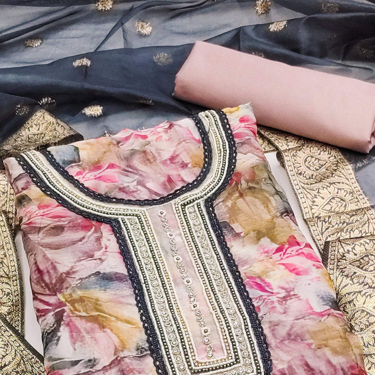 Buy Sea Green Color Net Fabric Pakistani Straight Pant Suit Online -  SALV2843 | Appelle Fashion
