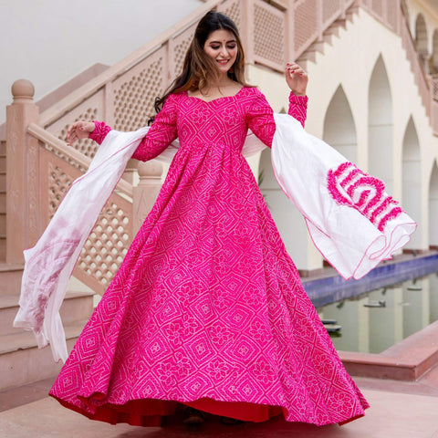 Buy Pink Dresses & Gowns for Women by FTDIVA Online | Ajio.com