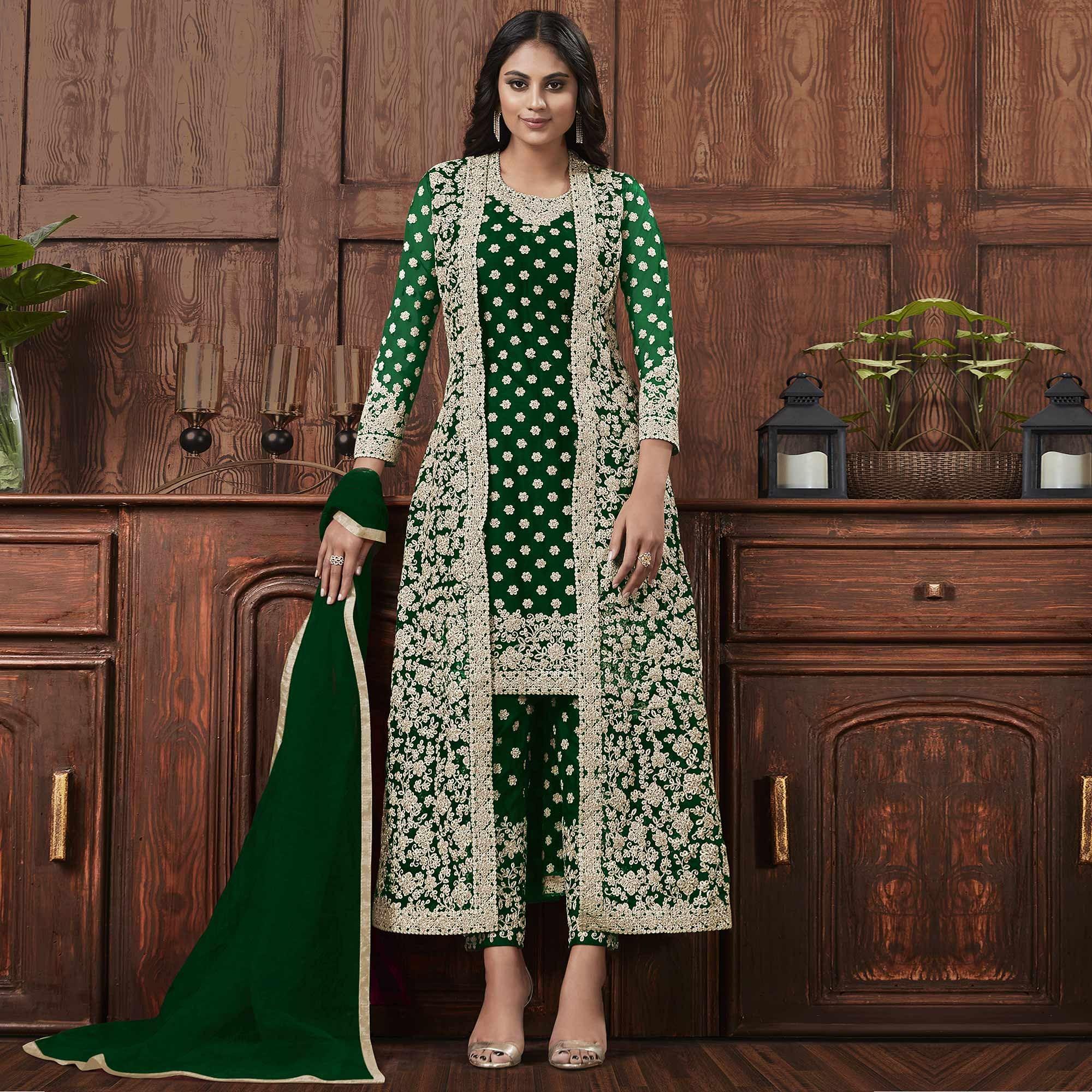 Green Aya Mulmul Cotton Straight Chikankari Kurti - Thechikanlabel -  TheChikanLabel | Lucknow Chikankari Kurtis & Suits