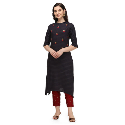 Top 138+ full black kurti