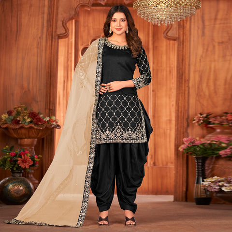 Cotton Straight Pants With Elasticated Waist In Salwar Style | cotrasworld