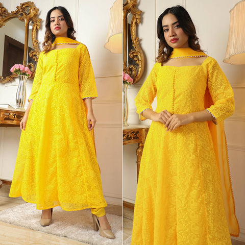 Haldi Dresses - Buy Latest Designer Haldi Dresses Collection Online 2024