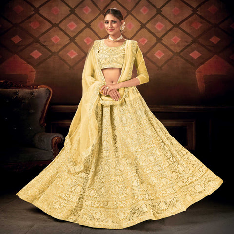 Buy Yellow Lehenga Choli Sets for Women by FUSIONIC Online | Ajio.com