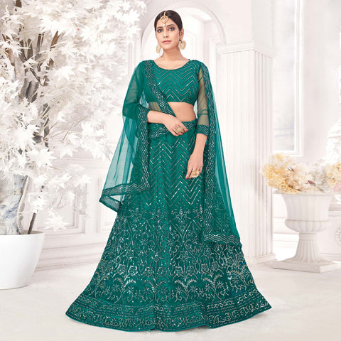 Victorian Peacock Peplum Shrug Lehenga