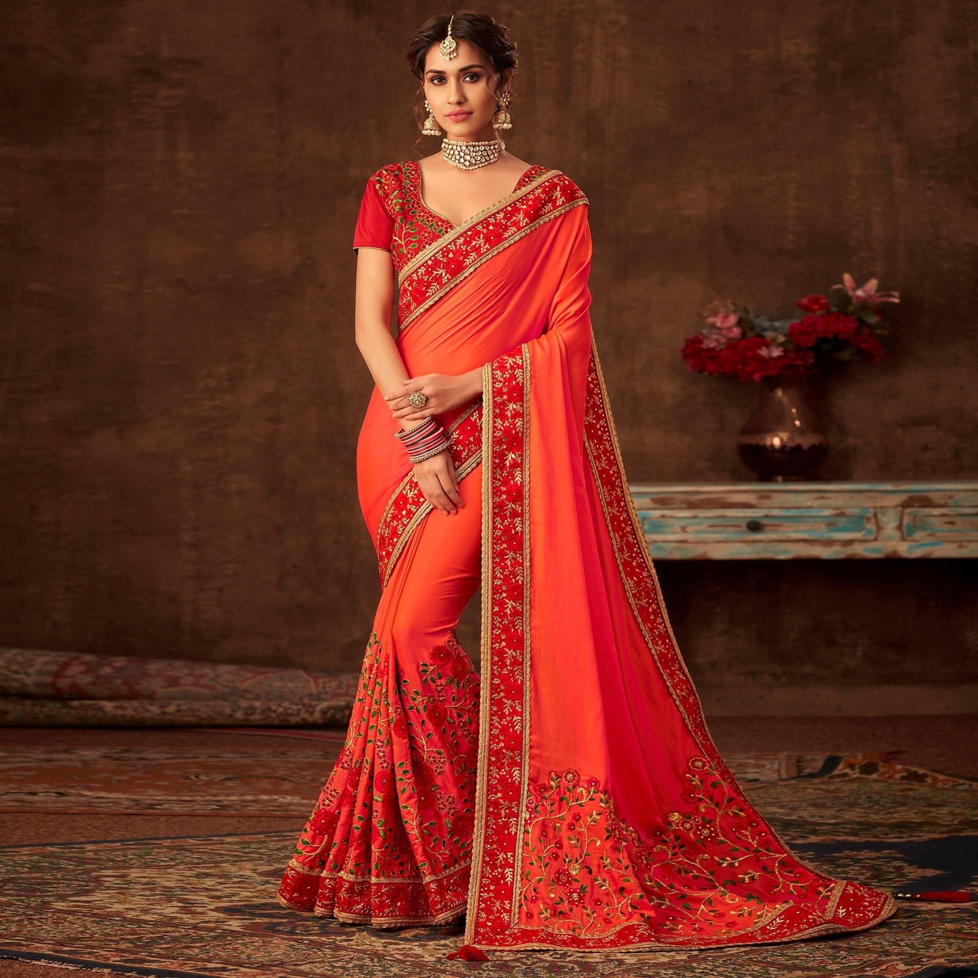 Buy poshyaa Printed Mysore Art Silk Multicolor Sarees Online @ Best Price  In India | Flipkart.com