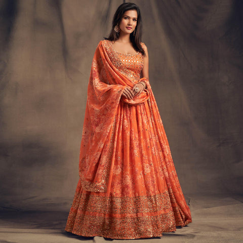 Gold Lehengas