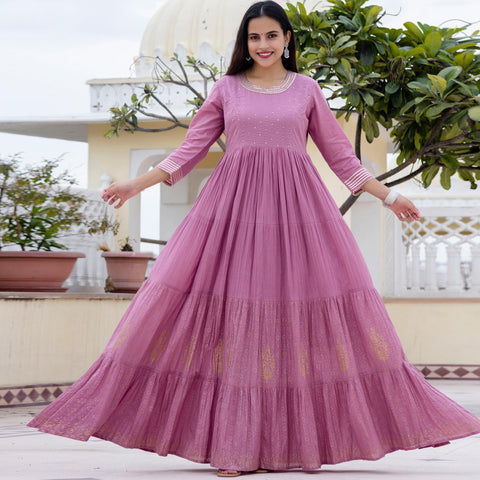 Pin by Deepika on Floor length dresses | Fancy dresses long, Long gown  design, Long dress design