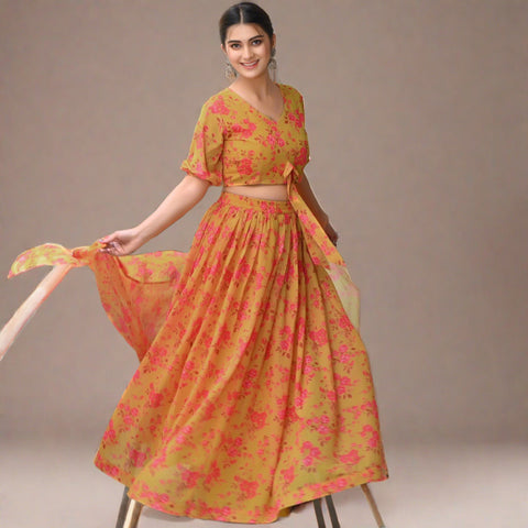 Designer Lehenga Choli for Women Party Wear Bollywood Lengha Sari,indian  Wedding Wear Printed Custom Stitched Lehenga With Dupatta Dresses -   Canada