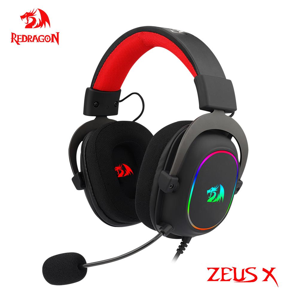 REDRAGON ZEUS X H510 RGB Gaming USB Headphone Noise cancelling, 7.1 Surround Compute