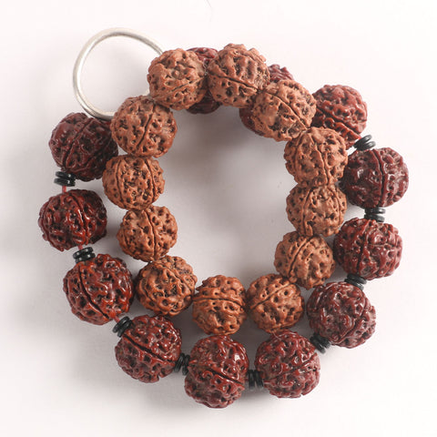 Two Rudraksha Bracelets - New & Aged - You are the polish as well as the Polisher