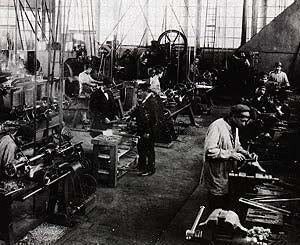 Le creusot - atelier d'ajustage - 1881