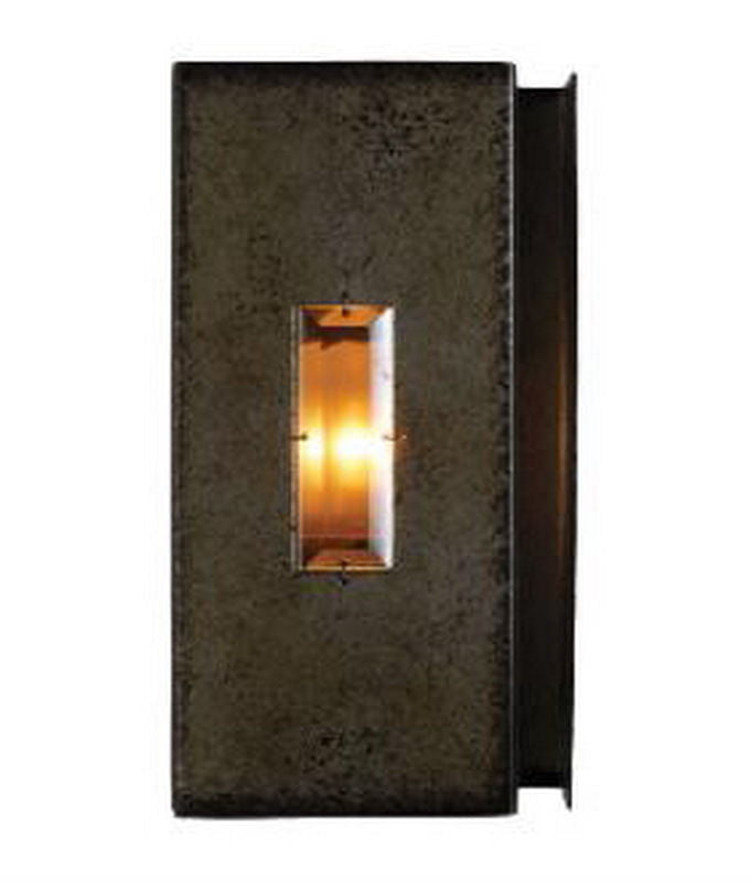 Kalco Lighting 2625 SV Manchester Collection One Light Wall Sconce in Aged Silver Finish