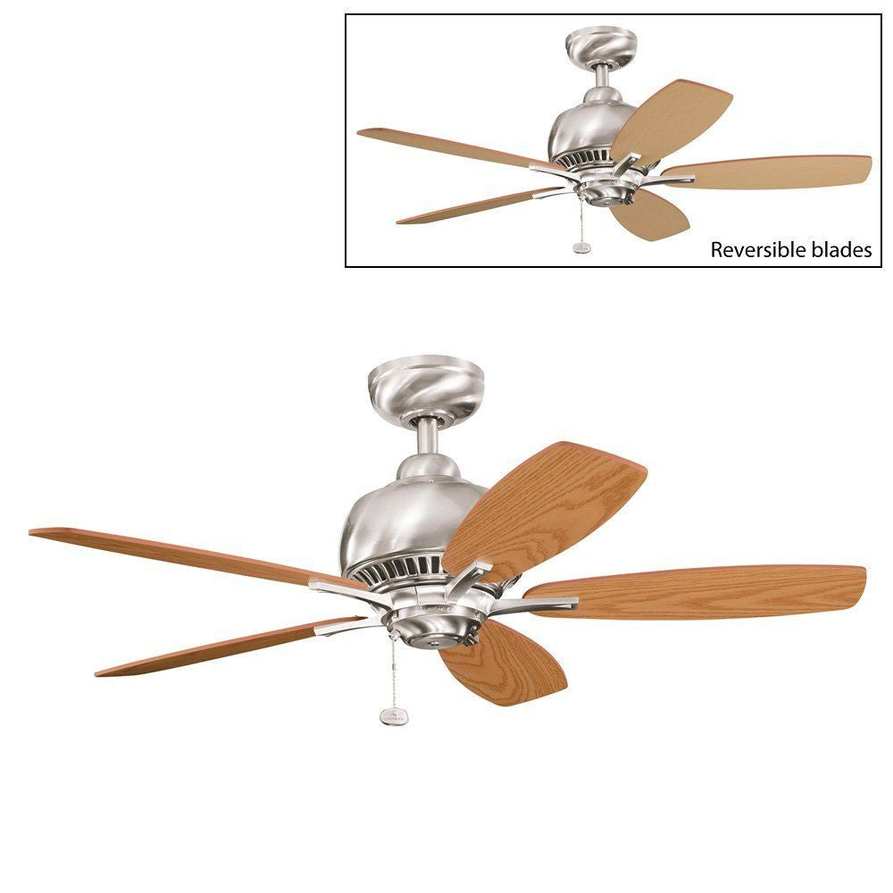 Kichler Lighting 300123 BSS Richland Collection Ceiling Fan in Brushed Stainless Steel Finish