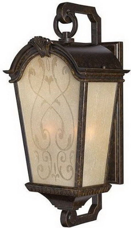 Hinkley Lighting 1994RB Orleans Collection Two Light Exterior Outdoor Wall Lantern in Regency Bronze Finish
