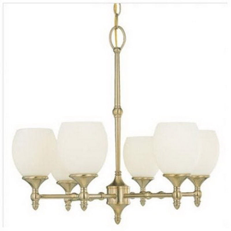 Thomas Lighting SL8822-68 Six Light Chandelier in Burnished Bronze Finish