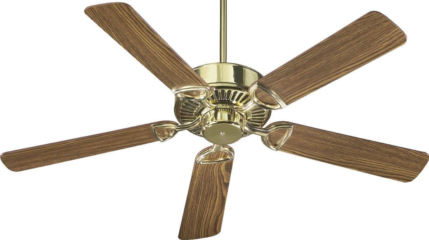 Quorum International 43525-2 Estate Collection Ceiling Fan in Polished Brass Finish