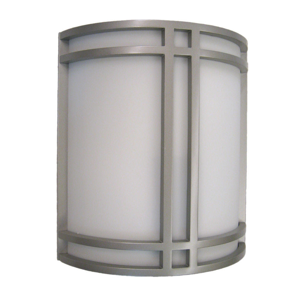 Epiphany Lighting EB188-13 BN One Light Energy Saving Fluorescent Wall Sconce in Brushed Nickel Finish
