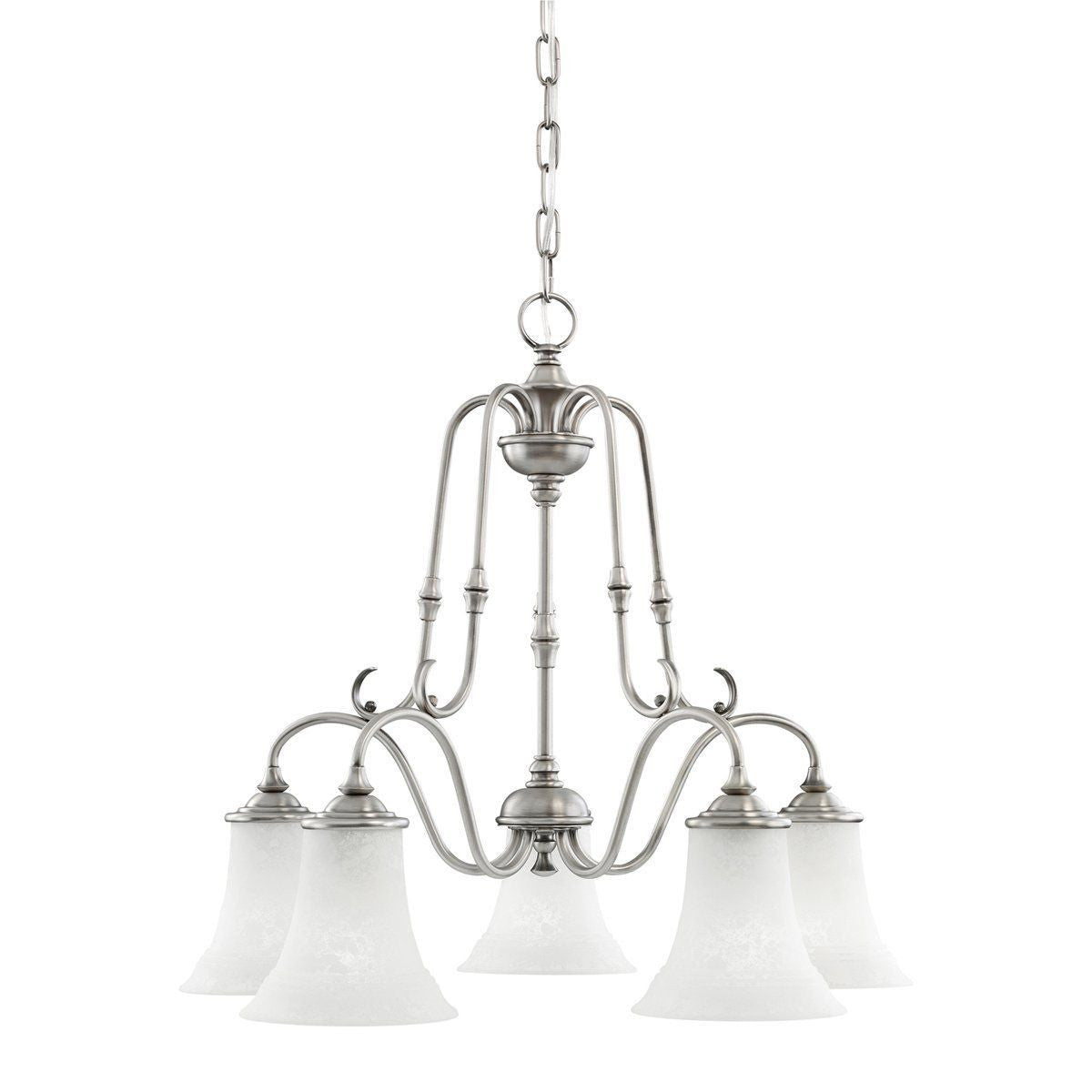 Aztec by Kichler Lighting 34917 Five Light Northampton Collection Hanging Chandelier in Antique Pewter Finish