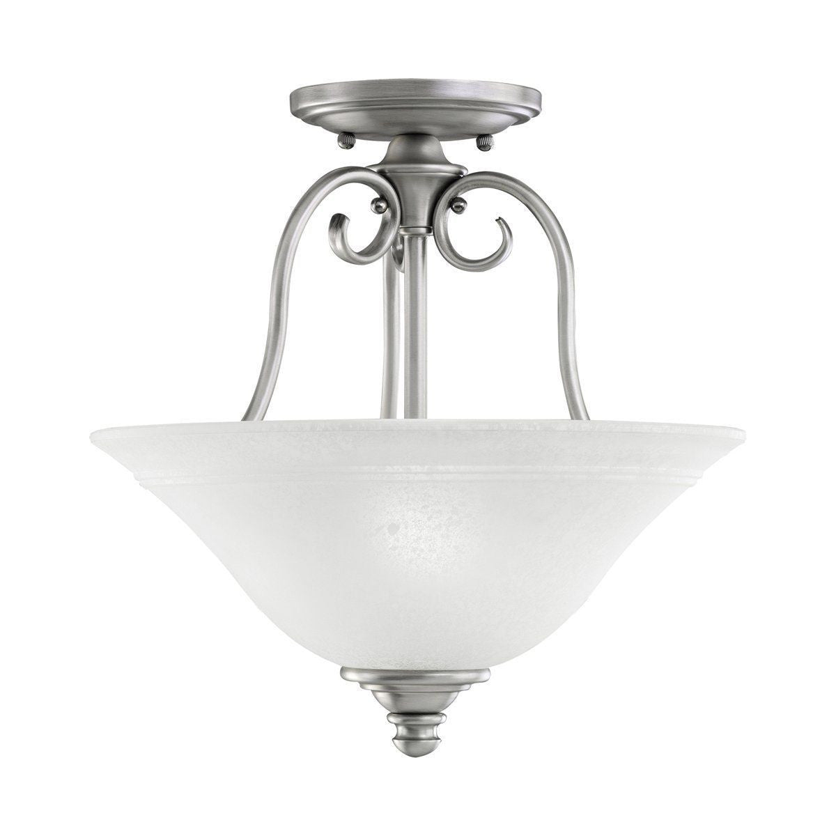 Aztec by Kichler Lighting 38907 Two Light Northampton Collection Semi Flush Ceiling Fixture in Antique Pewter Finish