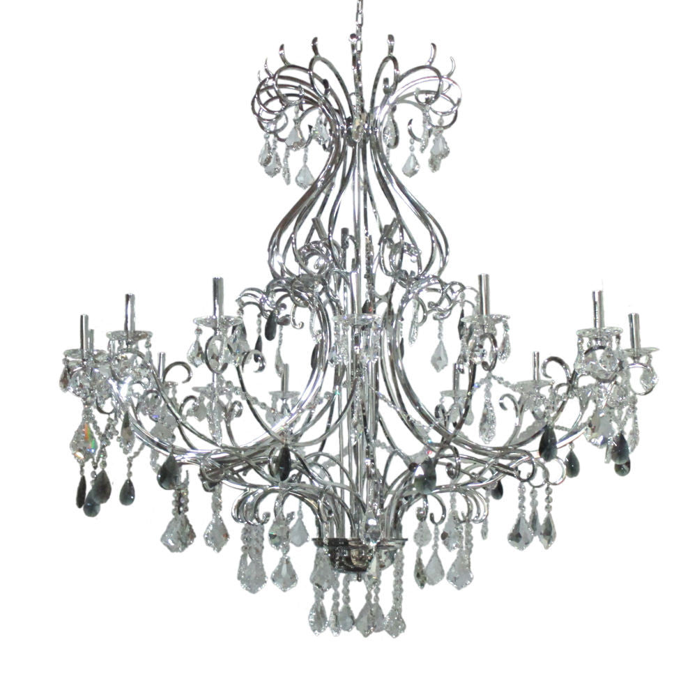 Kichler Lighting 34380 Twenty Eight Light Chandelier in Chrome Finish