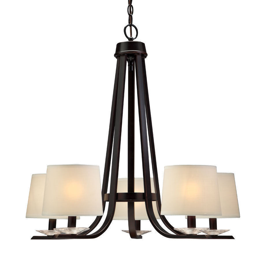Aztec by Kichler Lighting 34547 Westwood Collection Five Light Chandelier in Oil Rubbed Bronze Finish