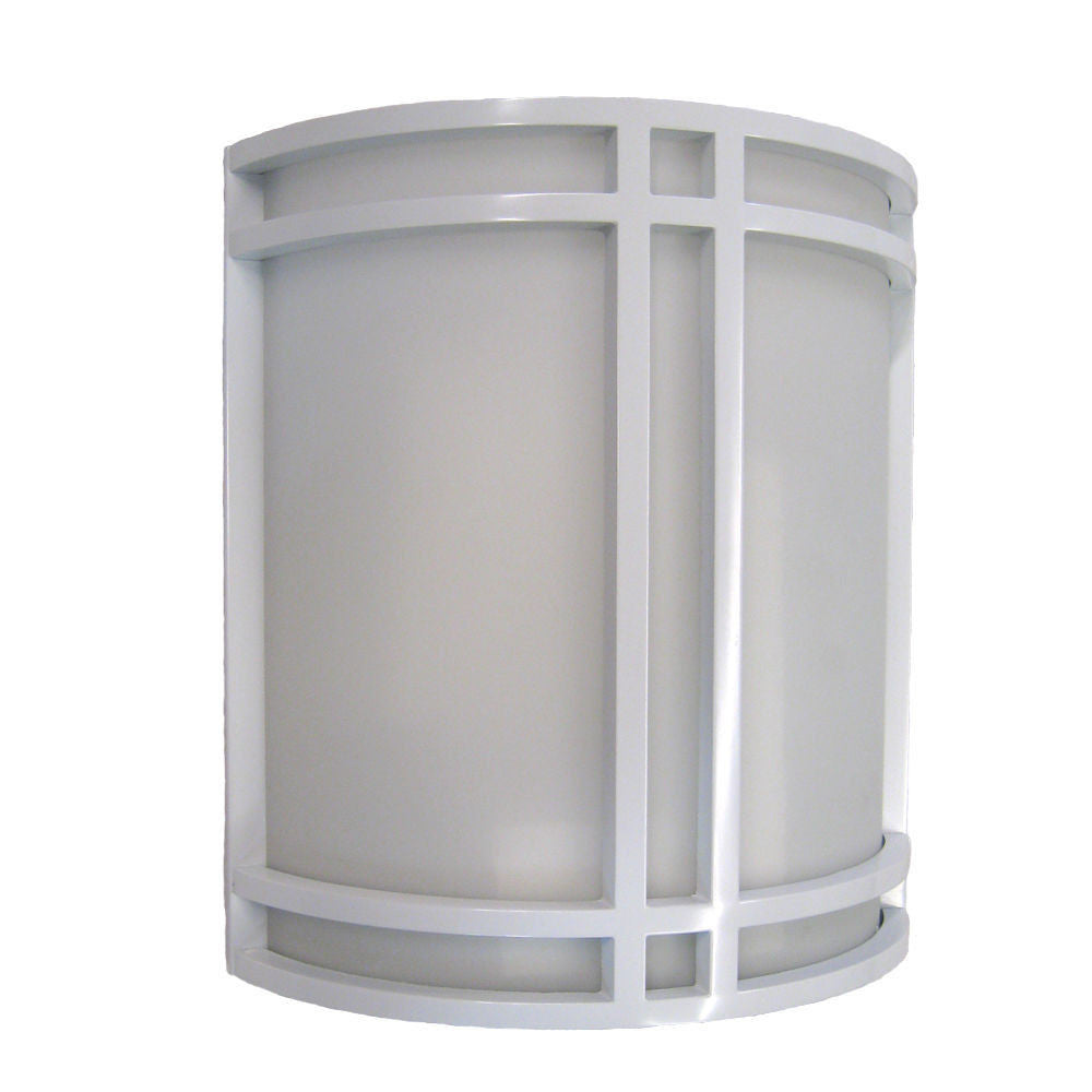 Epiphany Lighting 103188 WH One Light Contemporary Wall Sconce in White Finish