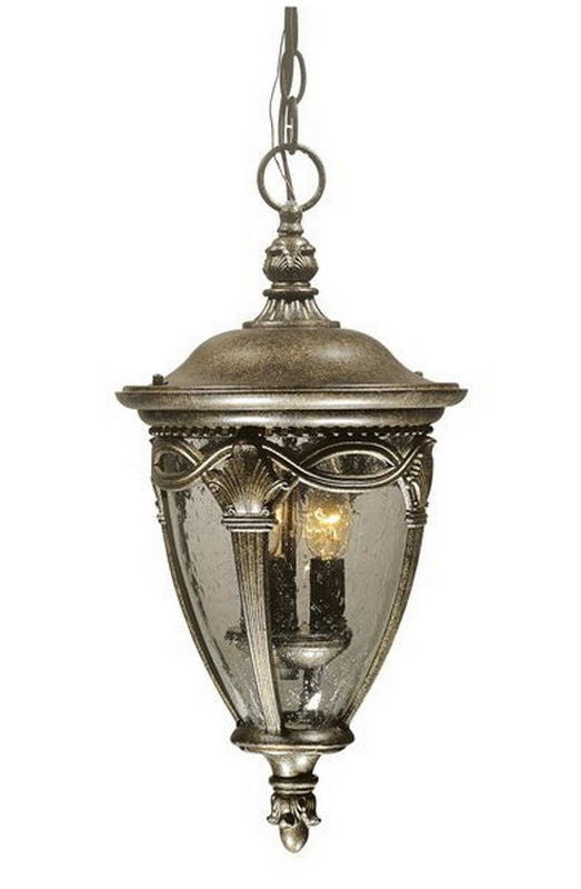 Vaxcel Lighting OD39196NB Balmoral Collection Three Light Outdoor Exterior Hanging Lantern in Noble Bronze Finish