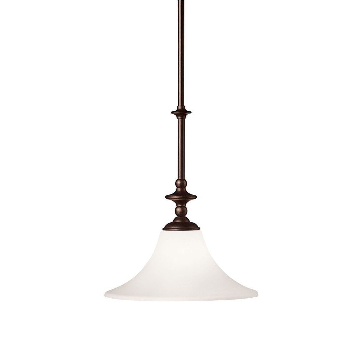 Kichler Lighting 3329 OAU Hamden Collection One Light Hanging Pendant in Olde Auburn Finish