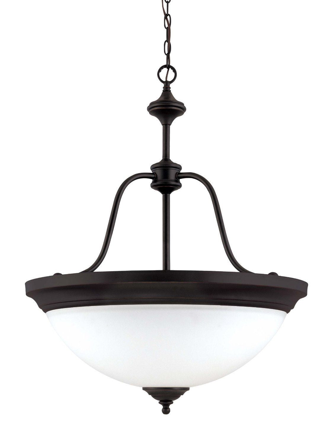 Nuvo Lighting 60-1788 Glenwood Collection Four Light Hanging Pendant Chandelier in Sudbury Bronze Finish