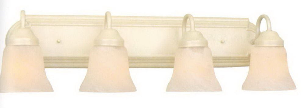 Leadco Lighting 3464PM Four Light Bath Vanity Wall Mount in Pearl Mist Finish