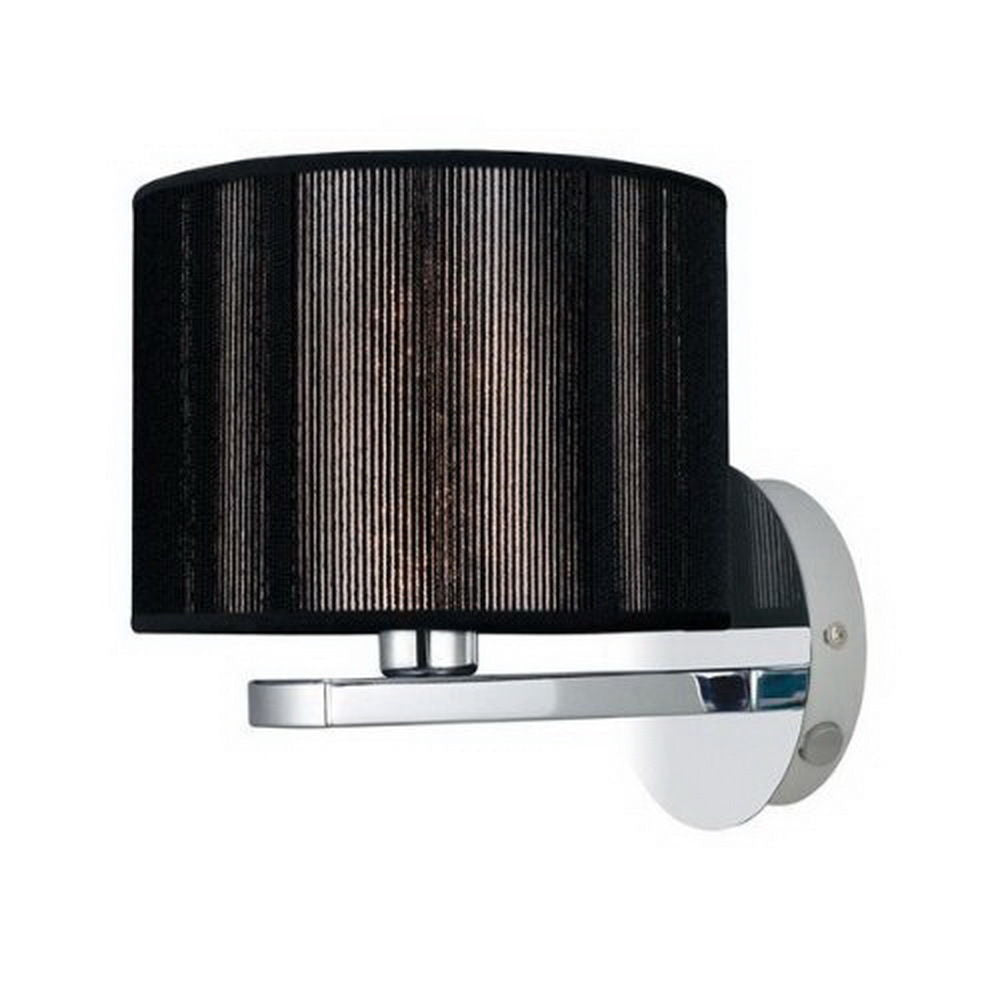 Eglo Lighting 20103A Fabienne Collection One Light Wall Sconce in Chrome Finish