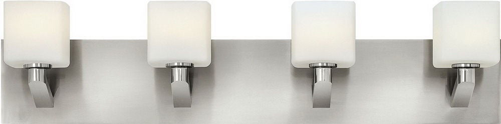 Hinkley Lighting 54684BN Sophie Collection Four Light Bath Wall Mount in Brushed Nickel Finish