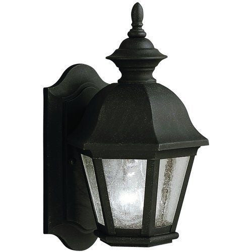 Aztec 39902 By Kichler Lighting Cadiz Collection One Light Outdoor Wall Lantern in Distressed Black Finish