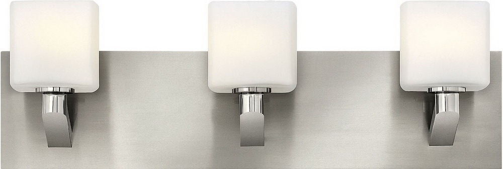Hinkley Lighting 54683BN Sophie Collection Three Light Bath Wall Mount in Brushed Nickel Finish