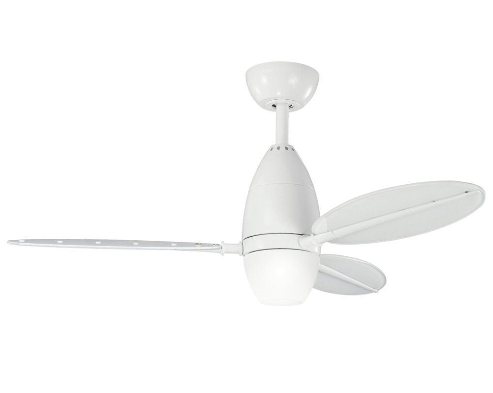 Kichler Lighting 300143 WH Riggs Collection 44" Ceiling Fan in White Finish