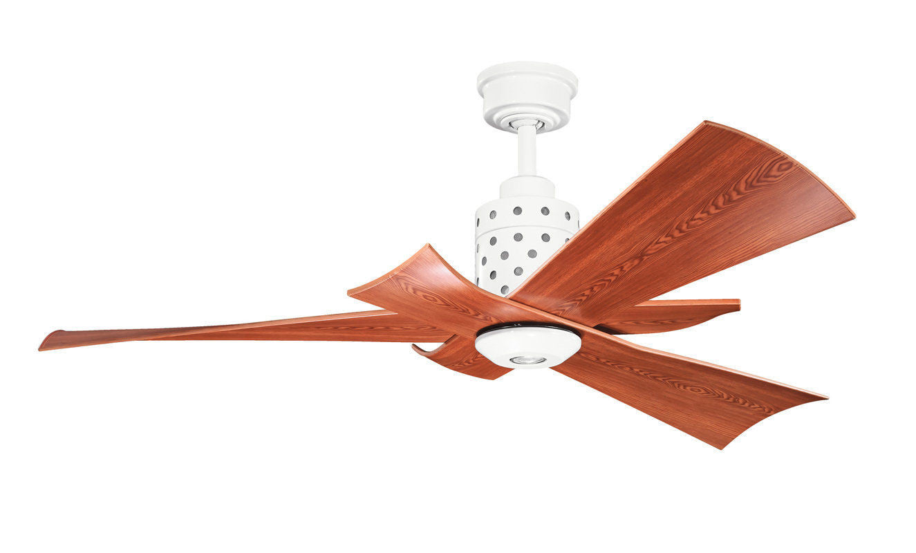 Kichler Lighting 300163 WH Frey Collection Ceiling Fan in White Finish