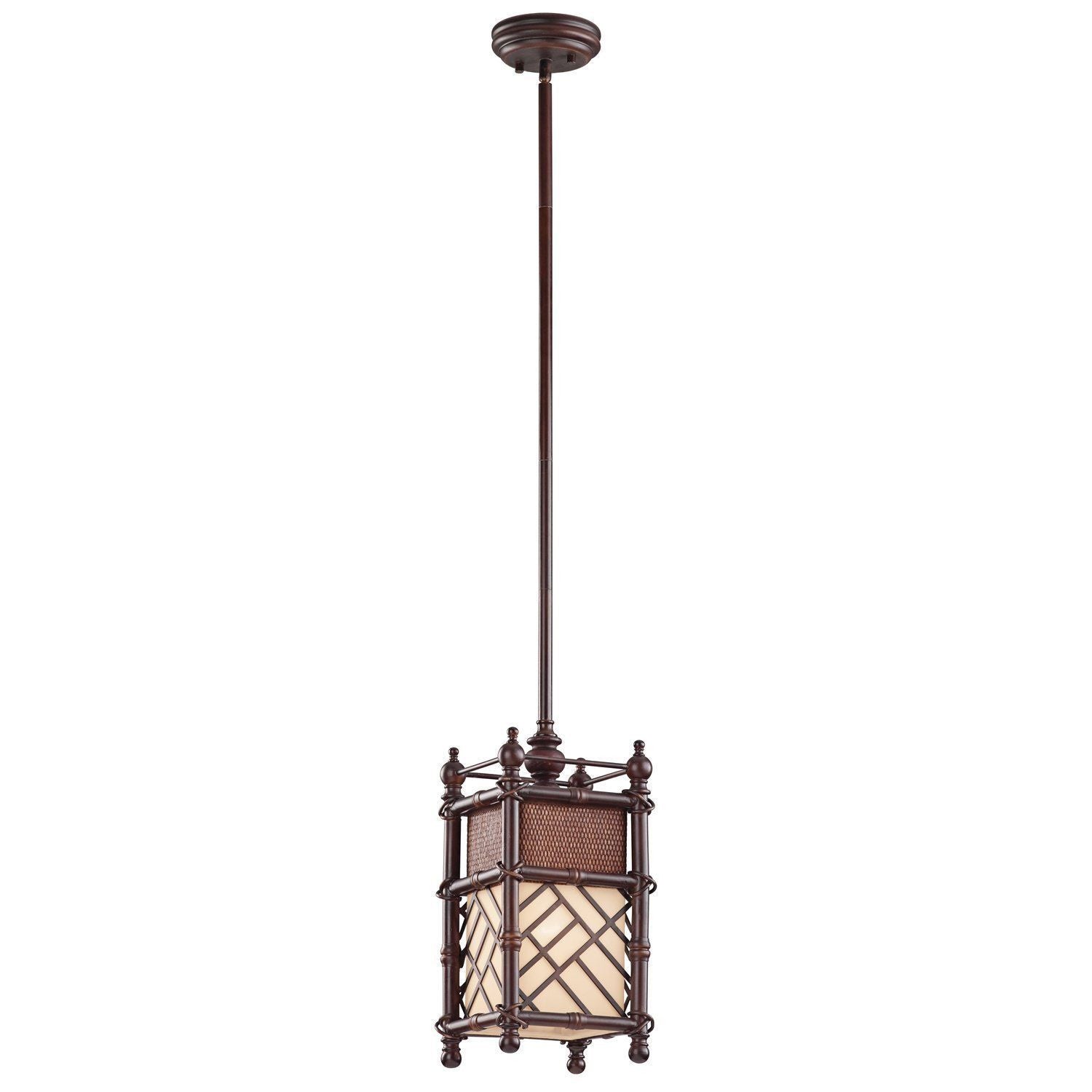 Kichler Lighting 43251 CYZ Rum Cove Collection One Light Hanging Mini Pendant in Cayman Bronze Finish