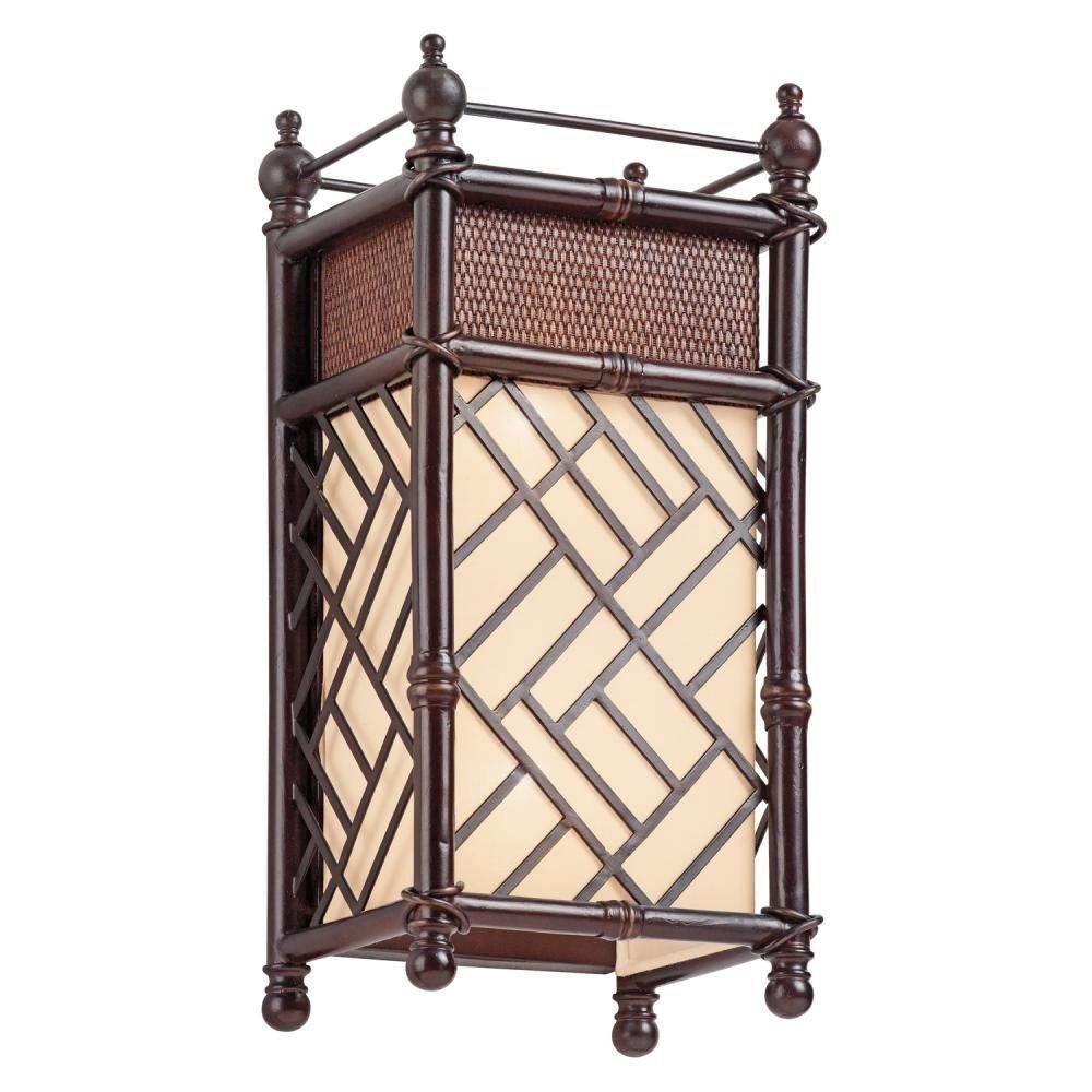 Kichler Lighting 43254 CYZ Rum Cove Collection Two Light Wall Sconce in Cayman Bronze Finish