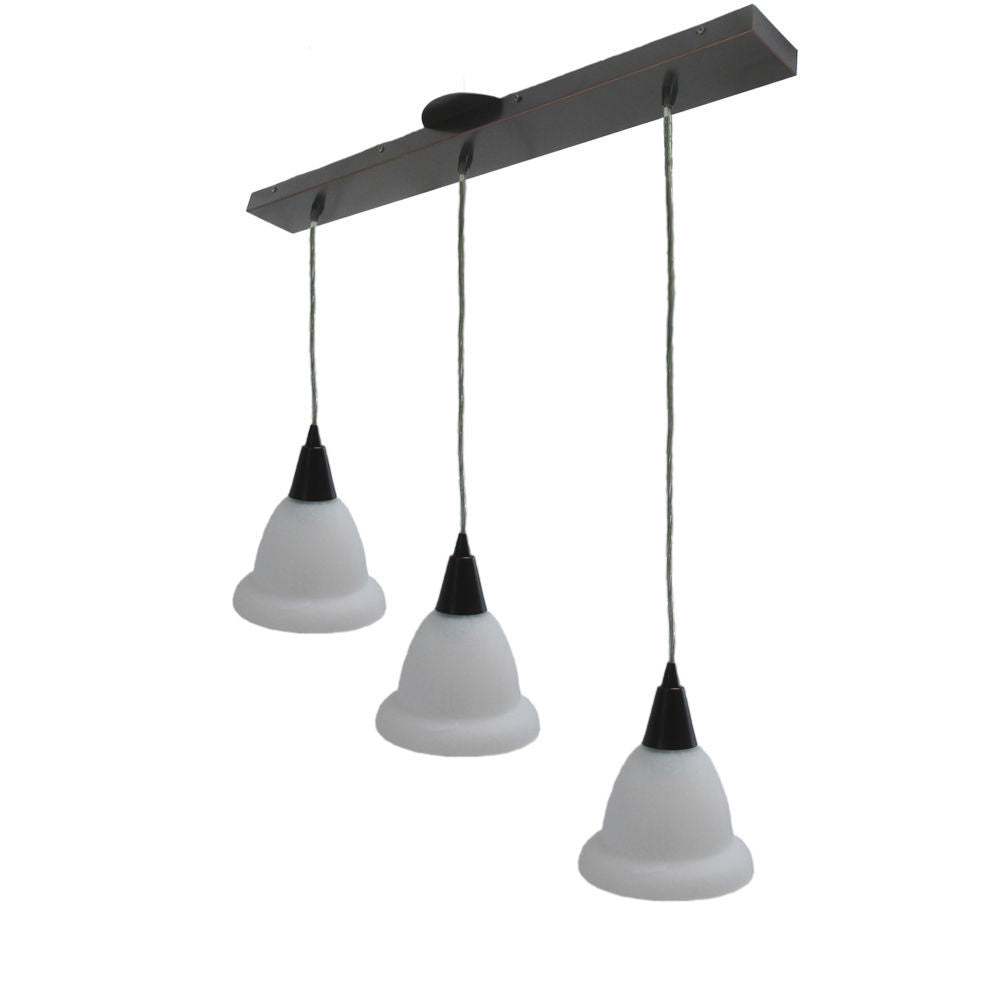 Access Lighting 52023 ORB-F5123 Three Light Hanging Pendant in Oil Rubbed Bronze Finish