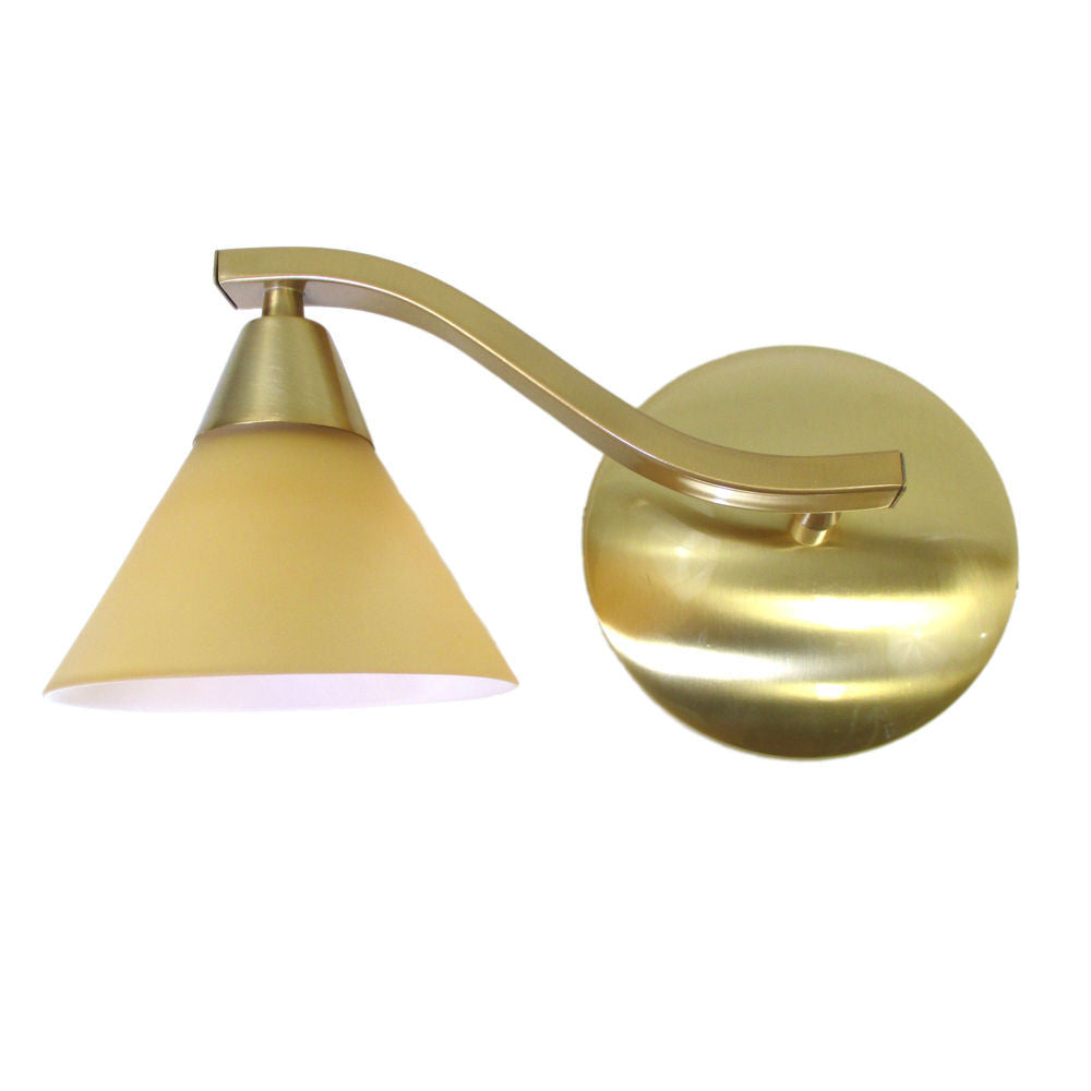 Access Lighting 63710 MG Zig Rumba Collection One Light Left Wall Sconce in Matte Gold Finish